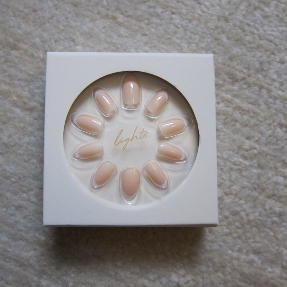 Lights Lacquer Nail Sticker New Nude